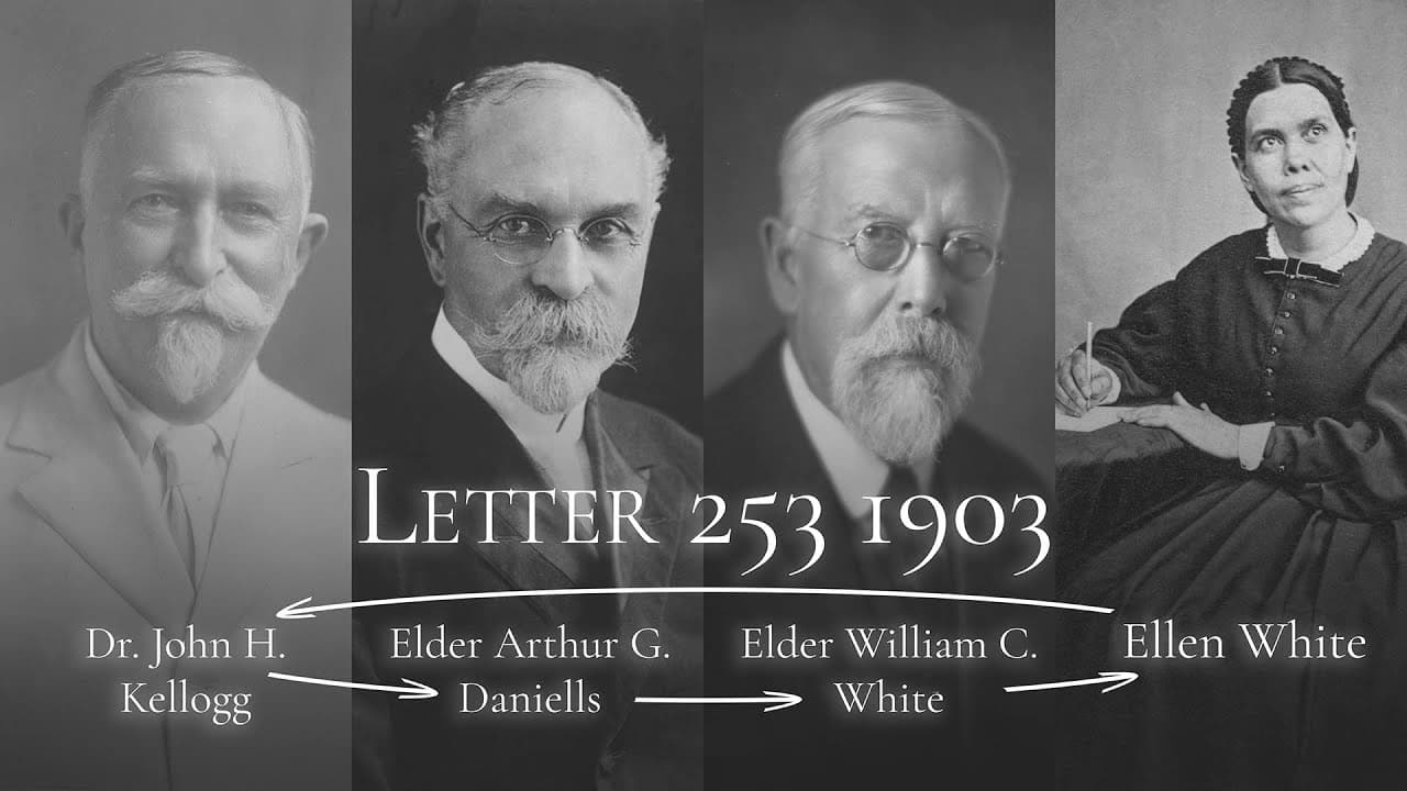 Correspondence chain between A. G. Daniells, W. C. White, Ellen White and Dr. John H. Kellogg.
