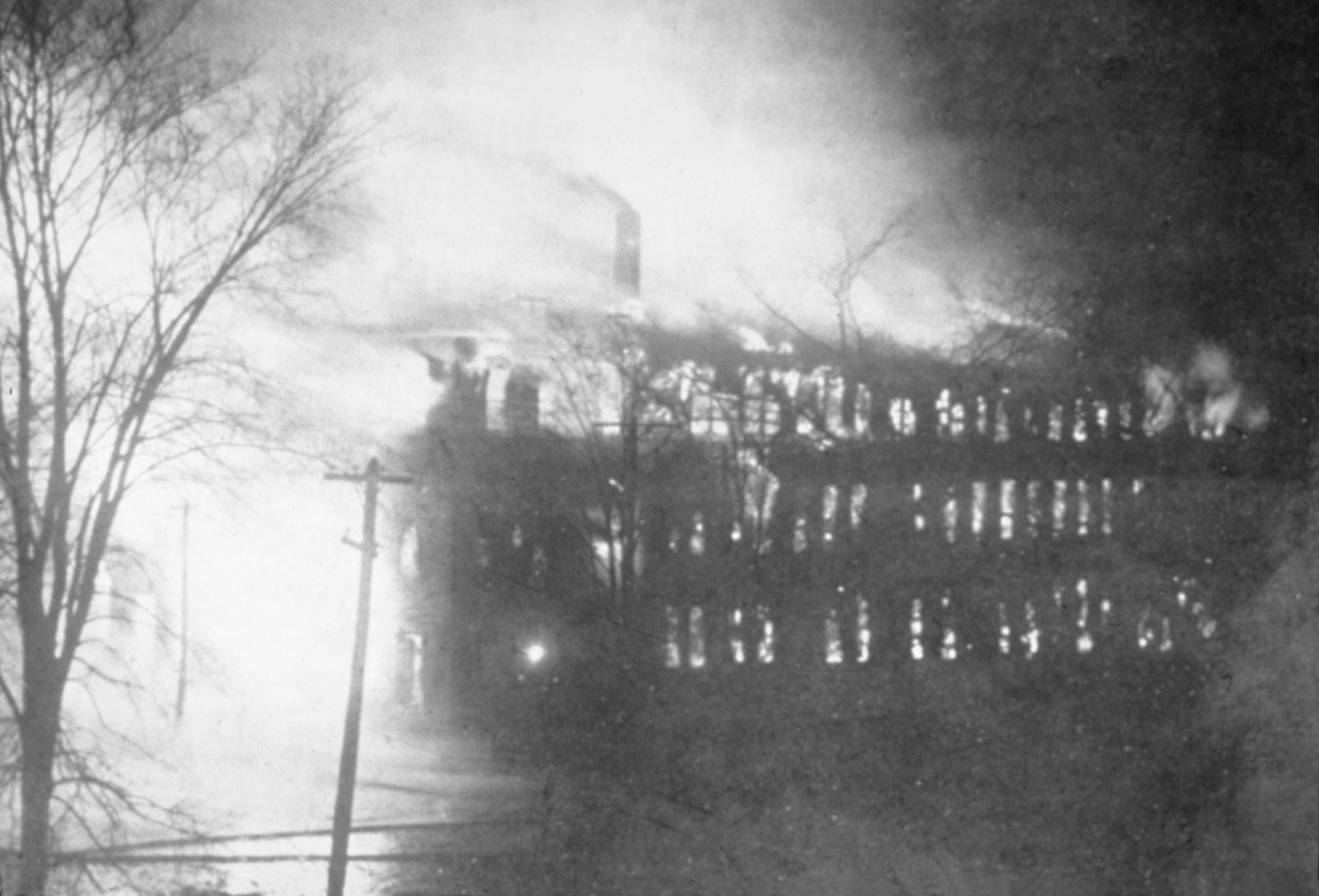 Burning of Review and Herald press building, December 30, 1902.
